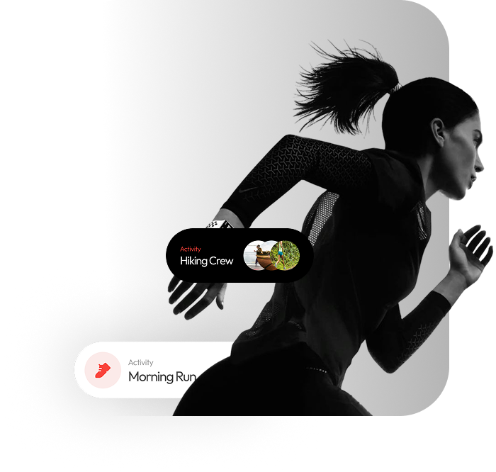 Personal trainer coaching a client using bTrainr fitness software
